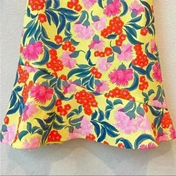 Saloni tropical floral sequins Dress 2 - Picture 4 of 14